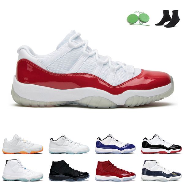 

11s low cherry men women basketball shoes cap and gown jumpman 11 bright citrus outdoor mens trainer