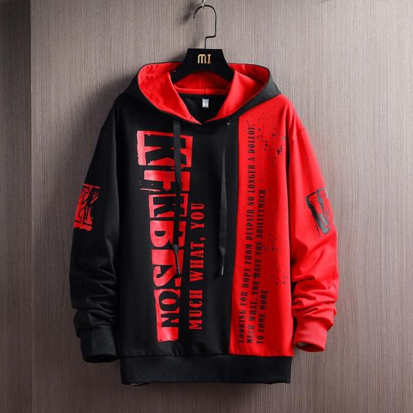 

rw002 men's fashion winter sweatshirts japanese series men hip spring casual autumn 2021 white hoodie hoodies & hop red yellow clot dt