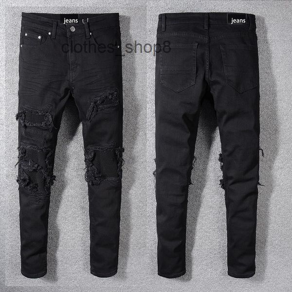 

designer mens jeans pants trend a miryy men's black patch jeans simple slim fit leggings #569pl6q, Blue