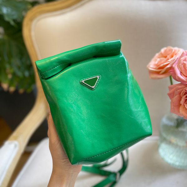 

classic triangle sign mini shoulder bags italy brand genuine leather fanny bag fashion women crossbody handbags luxury designer bag purse 18