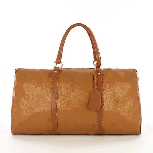 

designers fashion duffel bags luxury men female travel bags leather handbags large capacity holdall carry on luggage overnight weekender bag
