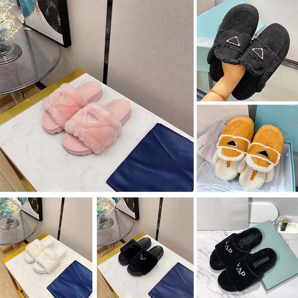 

designer womens slippers fashion casual shoes summer sandals beach indoor flat black pink brown yellow soft sole warm slippers with box 35-4