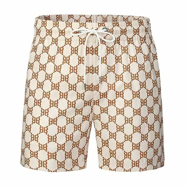 

2022 mens shorts designer for men swim short quick drying printing swimwear 2021 summer board beach pants casual man gym boxer shorts size #, White;black