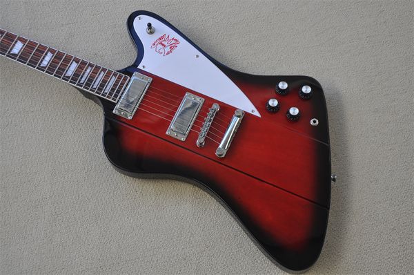 

guitar firebird shaped electric guitar rosewood fingerboard shell inlay