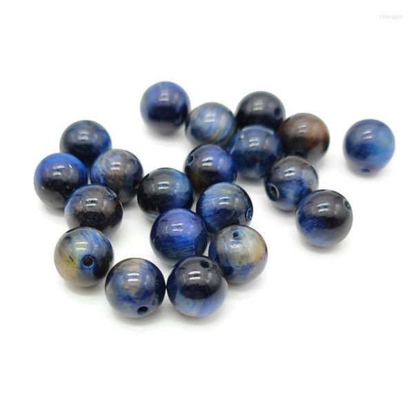 Другие 8 -миллиметровые голубые лазули тигрные бусины натуральный камень круглый рыхлый проставки изготовление браслетных ювелирных аксессуаров Rita22 Rita22