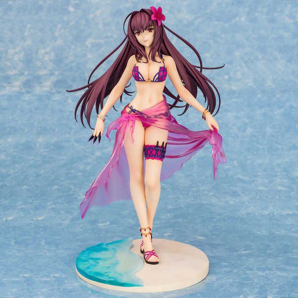 

huiya01 31cm fate/grand order servant scathach swimsuit japanese anime figures action & toy figures pvc model collection q0722