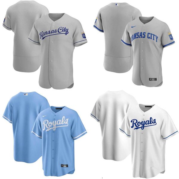 

2022 custom jersey kansas''city''royals''mens women youth 16 andrew benintendi 4 alex gordon 13 salvador perez, Blue;black