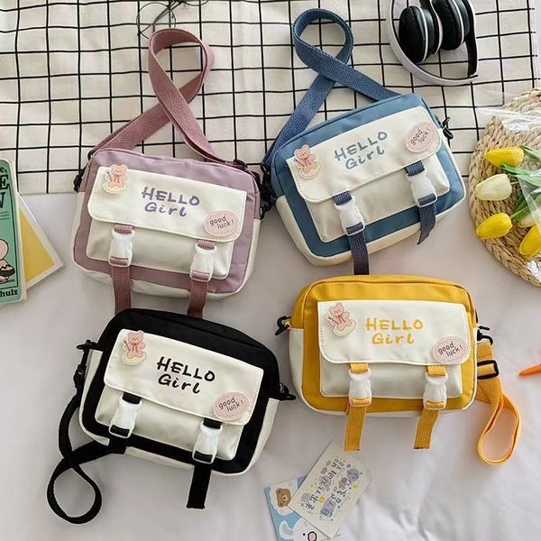 

fashion bag leisure students stylish design large capacity oblique single shoulder bags women handbag