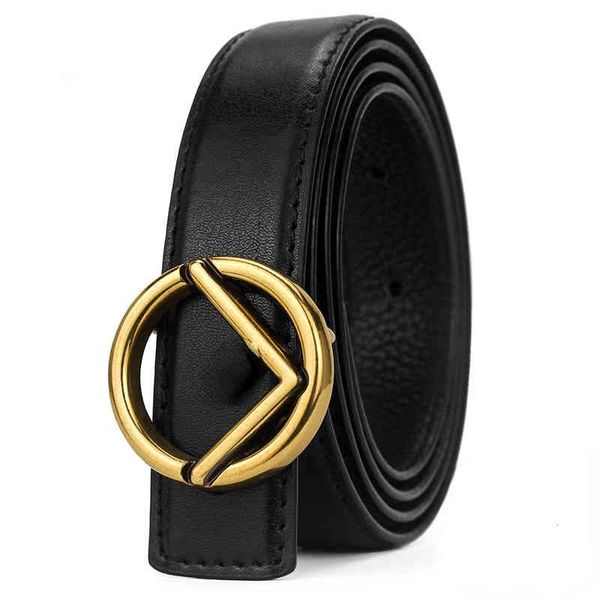 

mens and women designer belts high end luxury belt for women womens thin f brand round smooth buckle head layer american and europe style go, Black;brown