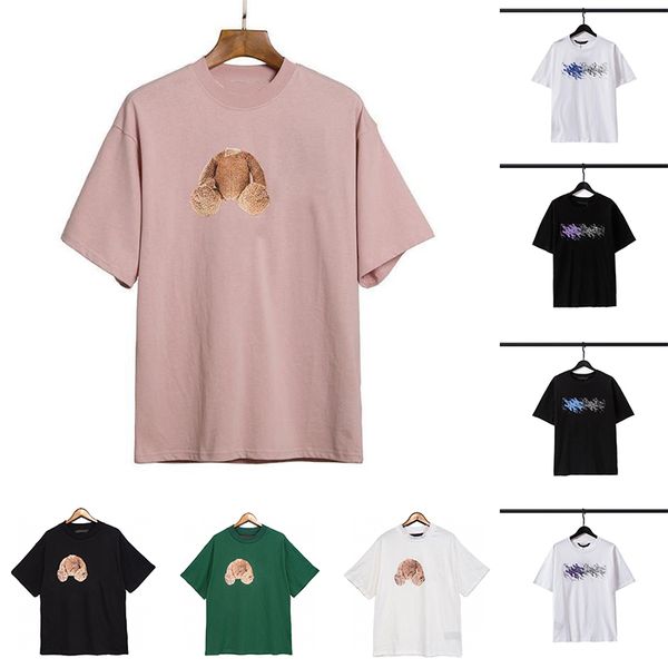 Palms Men Tirise Designer de camisa urso tshirts ângulos de palmô