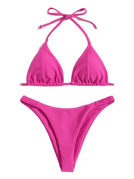 

t.ie b.ack h.alter t.riangle b.ikini swimsuit y0wo#, White;black