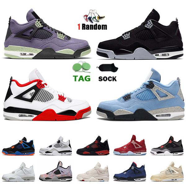 

university blue 4s men women basketball shoes 4 offs white x sail black cat canvas canyon purple zen master red thunder jumpman4s fashion sn