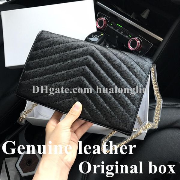 

genuine leather woman handbag women evening bag original box messenger shoulder cross body purse designer230v