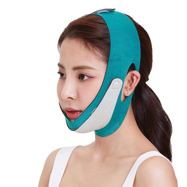 

facial slimming strap double chin reducer face lifting belt bandage mask band v line lifting chins straps 006