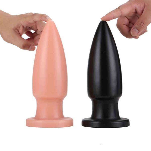 Nxy Analspielzeug, 3 Größen, dicke Schraube, Penis-Plug, Masturbation, Anus-Expander, Sauger, Simulation, weicher Fleischdildo, Prostata-Massage, für Erwachsene, Produkt 220420