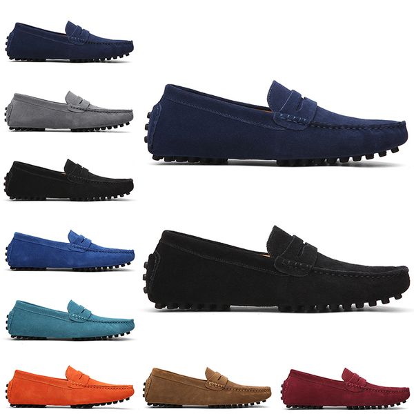 neue Designer-Loafer Freizeitschuhe Herren des Chaussures Kleid Sneakers Vintage Triple Blacks Grün Rot Blau Herren Sneakers Walking Jogging 38-47 Großhandel GAI