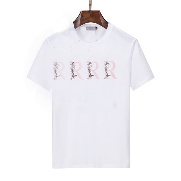 

2022 sale senior summer mens designer t shirt casual man womens tees with letters print short sleeves r clothing tee polo men hip hop clothe, White;black