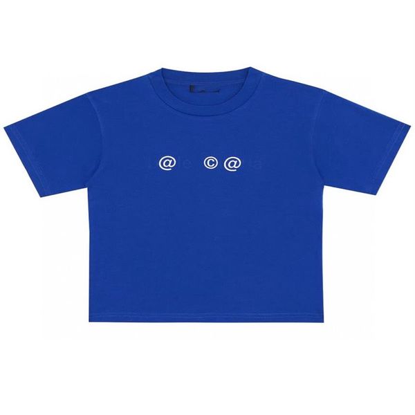 

kids disgner t shirts summer clothing boys tees girls size 100-140199d, Blue