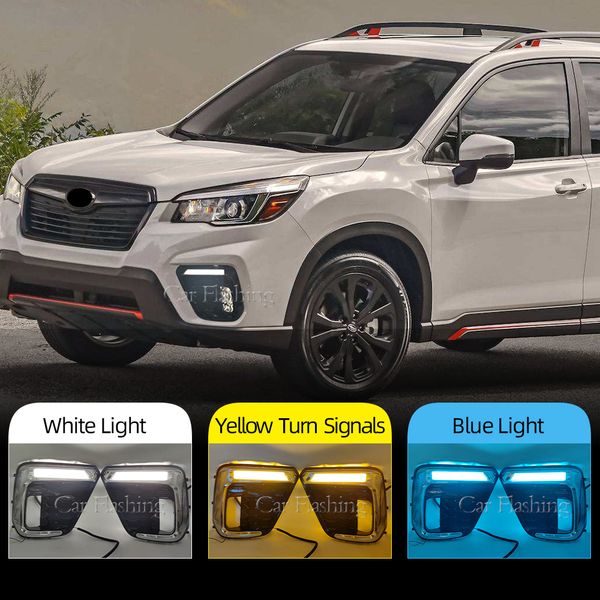 2pcs für Subaru Forester 2019 2020 2021 LED DRL Daytime Running Light Daylight Nebel Leichte Blindesignallampe