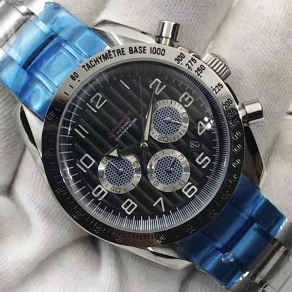 

seamaster men wristwatch mechanical watch ius5 speedmaster chronograph mechancial designer movement automatic fashion mens, Slivery;golden