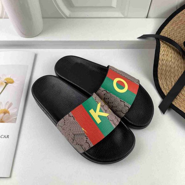 

ladies mens slippers fashion designer ggity summer elegant mature sandals women bee slide ht, Black