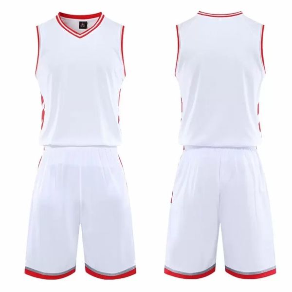 

men basketball jersey pantaloncini da basket sportswear running clothes white black red purple yellow blue 05