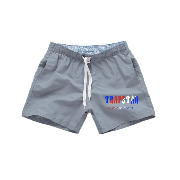 

summer trapstar men's swimwear shorts man swimsuit beachwear swim trunks low waist breathable beach wear surf pants s-3xl sziq, White;black