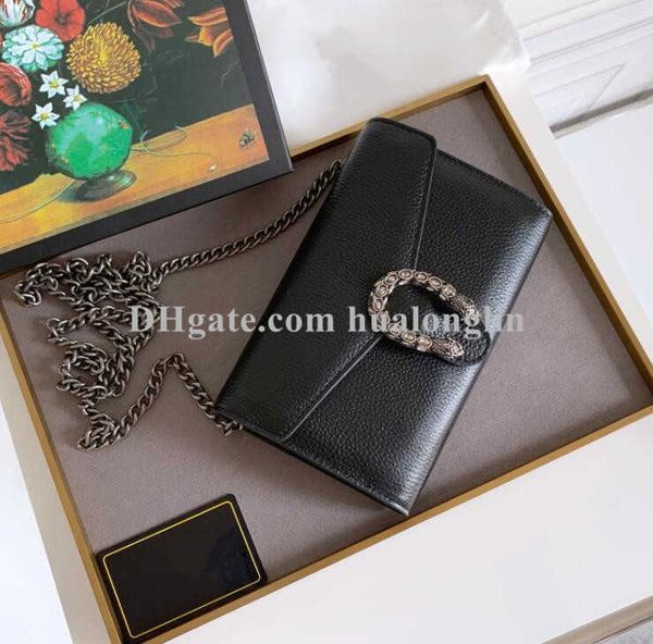 

woman bag original box handbag genuine leather lady ladies clutch purse fashion shoulder bags chain women