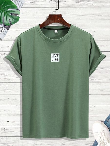 

men letter graphic tee a8c8#, White;black