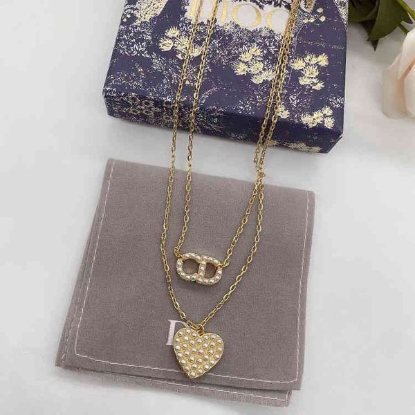 

diamond inlaid love layer necklace simple old fashion light luxury women's bracelet jewelry, Silver