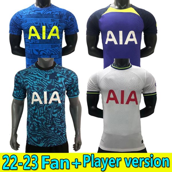 

s-4xl fans player version 22 23 soccer jerseys kane son bergwijn ndombele 2022 2023 home away dele football shirt lo celso morgan bale lamel, Black;yellow