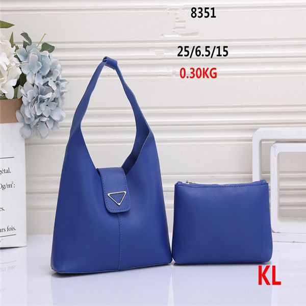 

2022 luxury women's bags underarm bags shoulder bags handbags two pieces messenger clutches casual street fashion business banquets blu