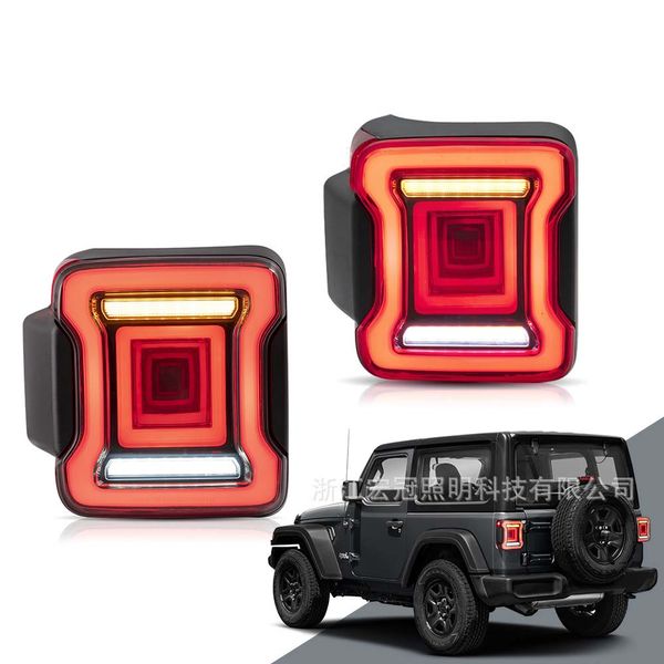 LED LED LED LUZ DE FUSHOD/RED Lâmpada para Wrangler Jeep Freio reverso Frea baixa iluminação da cauda DRL Conjunto DRL