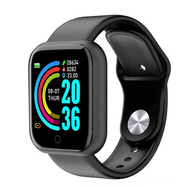

d20 pro smart watch y68 bluetooth fitness tracker sports watch heart rate monitor blood pressure smart bracelet for android ios