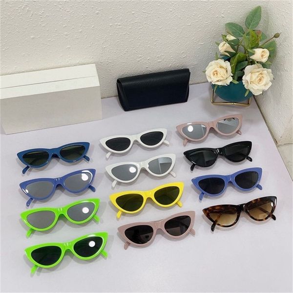 

22% off 2022 luxury fashion design high version sunglasses new cat's eye frame net red same, White;black