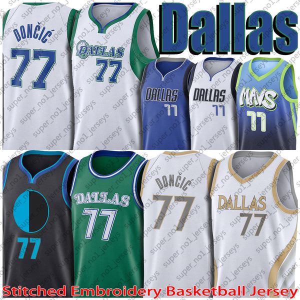

luka doncic basketball jersey 2022 41 dirk nowitzki blue mens stitched black 22 embroidery, Black;red