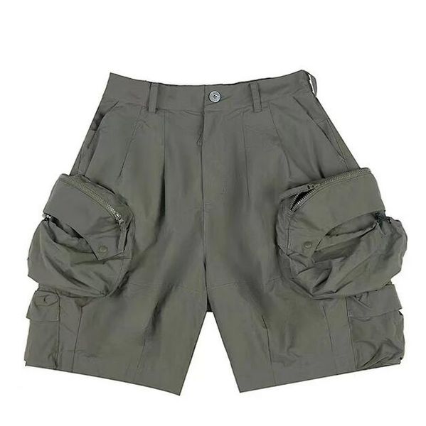 

men's plus size fashion functional outdoor large pocket cargo shorts