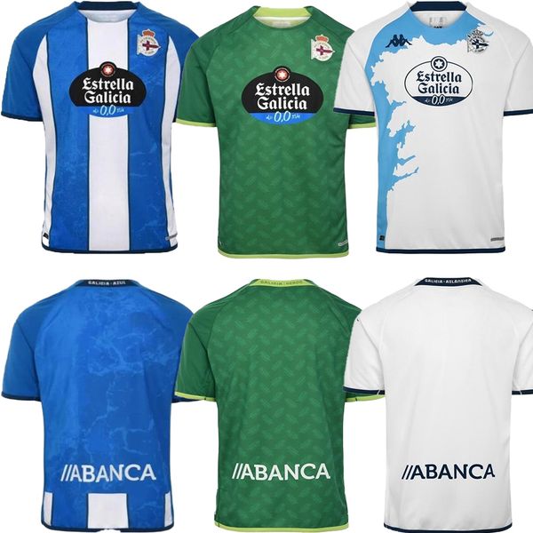 

22 23 deportivo de la coruna soccer jerseys coruna home away mollejo deportivista 2022 2023 m.kone sabin aketxe santos espirito alex b.footb, Black;yellow