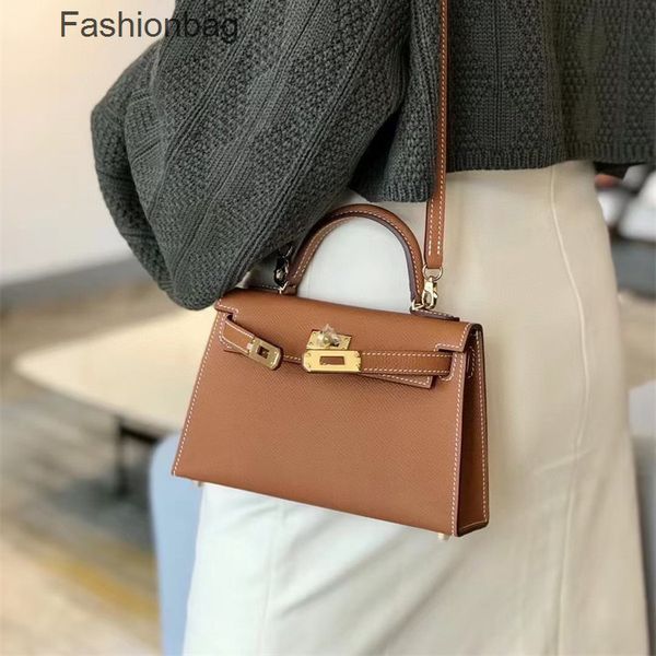 

bags kellies woman hermee bag designer palm print single shoulder diagonal cross cow leather second generation buckle gold portable women&#0
