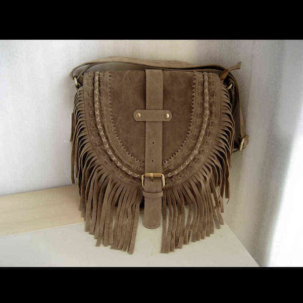 

warehouse uncovering tassel bag suede tassel single shoulder messenger bag 220516