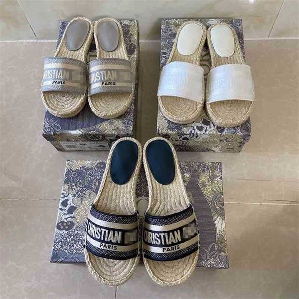 

slippers family embroidered fisherman's shoes women's flat bottom s, Black