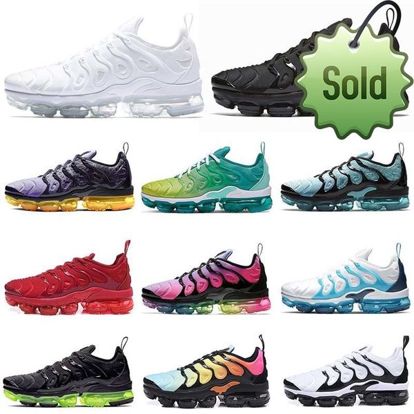 

boots tn plus men women running shoes triple black white trainers aqua silver particle wolf gre