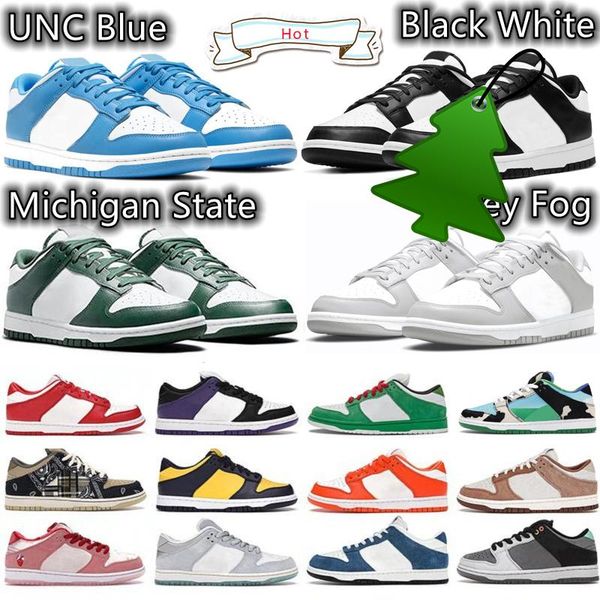 

2022 designer mens sb running shoes sneakers unc coast blue white black low platform shoe trail syracuse green grey fog sail mummy men women