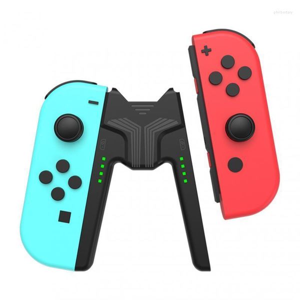 Controller di gioco Joystick Staffa per impugnatura di ricarica per Switch Joy Con Maniglia Controller di gioco Stazione JoyCon Deal Phil22