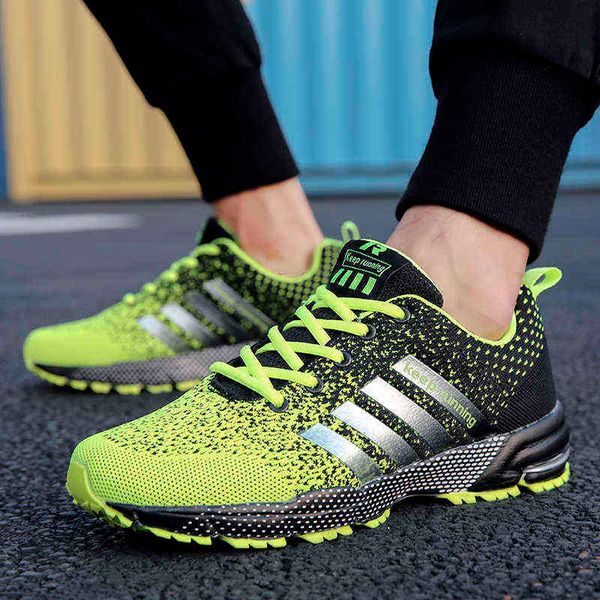 

basketball shoes green running men sports jogging mesh breathable big size women trainers zapatillas mujer 220609
