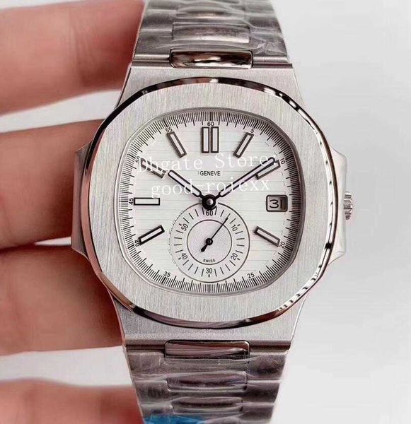 

40.5mmm white gray dial men's watch men automatic cal.324 miyota 9015 movement watches stainless steel date sapphire wristwatches, Slivery;brown