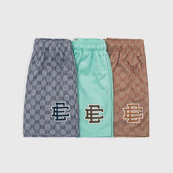 

eric emanuel shorts ee men's casual basic short york city skyline women fitness exercise breathable mesh basketball football sports pan, White;black