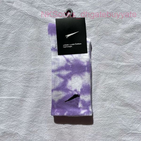 

fashion classic men's socks hook brand cotton tie dyed long tube street couple middle moisture absorption sock men women luxury medium, Black