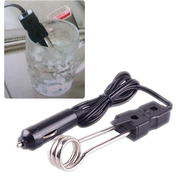 

new mini electric car water heater 12v boiler water coffee immersion travel portable instant heaters eu uk plug