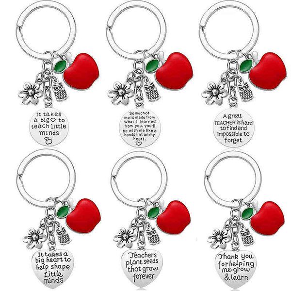 

factory outlet teacher's day valentine's gift engraved apple accessory pendant